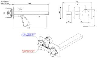 Смеситель для раковины Remer Slash SL15PLNO, черный матовый