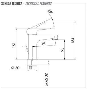 Смеситель для раковины Remer Winner W10