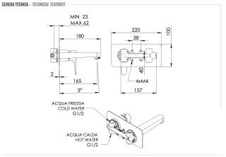 Смеситель для раковины Remer Winner W15