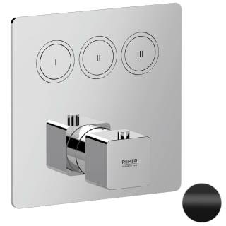 Смеситель термостатический для душа Remer Absolute AU99D3KBNO, черный матовый