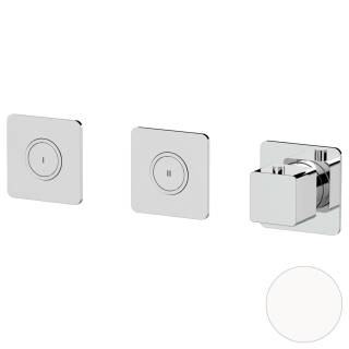 Смеситель термостатический для душа Remer Absolute AU99D2PKBBO, белый матовый