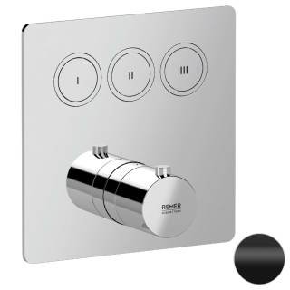 Смеситель термостатический для душа Remer X Style X99QD3KBNO, черный матовый