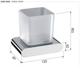 Стакан Remer Lounge LN15BG, золото брашированное