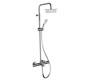 Душевая система термостатическая с изливом Remer EQ34A8CPUFS25G