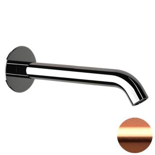 Излив настенный 19 см Remer X Style 91XLRP, медь брашированная