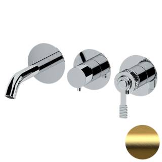 Смеситель для ванны Remer Atelier AL54D3PWBBG, золото брашированное