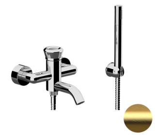 Смеситель для ванны Remer Element ET02BG, золото брашированное