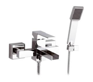 Смеситель для ванны Remer Qubika Cascata QC02