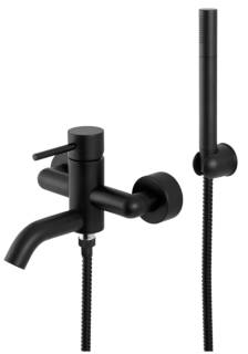 Смеситель для ванны Remer X Style X02NO, черный матовый