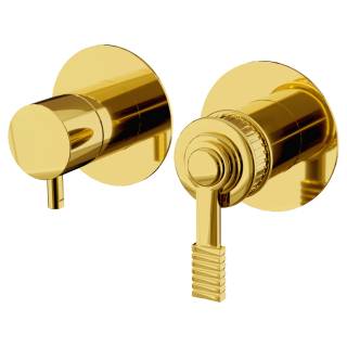 Смеситель для душа Remer Atelier AL92ZPWBDO, золото глянцевое