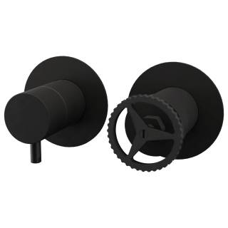 Смеситель для душа Remer Chrono CH93ZPNO, черный матовый