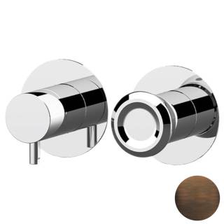 Смеситель для душа Remer Element ET92ZPWBBR, бронза масляная