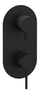 Смеситель для душа Remer X Style X92KBNO, чёрный матовый