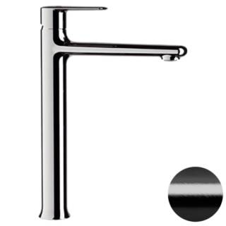 Смеситель для раковины Remer Vanity V11LCFP, черный брашированный хром