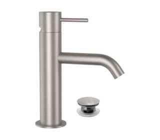 Смеситель для раковины Remer X Style INOX SSX10B, нержавеющая сталь