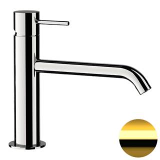 Смеситель для раковины Remer X Style X12ADO, золото глянцевое