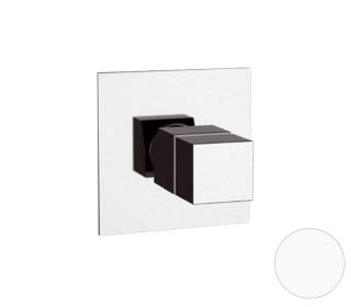 Смеситель термостатический для душа Remer Q-Elegance QT30BO, белый матовый