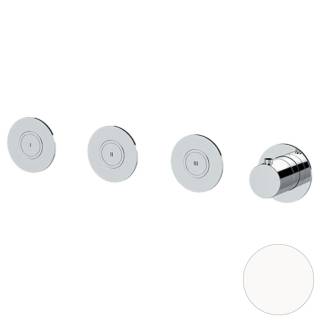 Смеситель термостатический для душа Remer X Style X99D3PKBBO, белый матовый