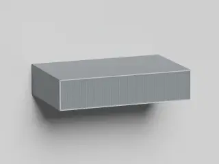 Подвесной модуль Armonia 900x200 без выреза под сифон