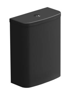 Бачок для напольного унитаза с механизмом смыва GSG Ceramic Design Like LKCIMBL003 + ACS82, черный матовый