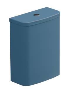 Бачок для напольного унитаза с механизмом смыва GSG Ceramic Design Like LKCIMBL027 + ACS82, Denim Matt