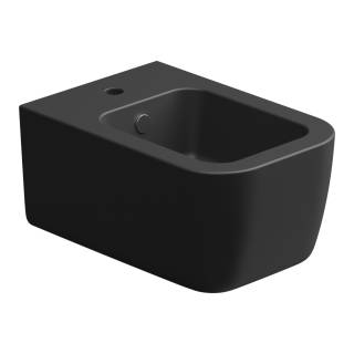 Биде подвесное GSG Ceramic Design Brio BRBISO003, черный матовый