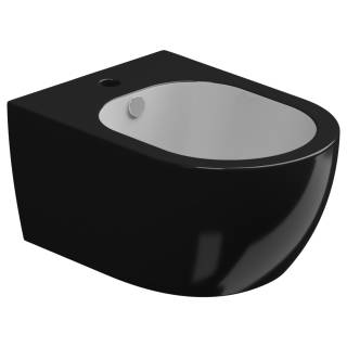 Биде подвесное биколор GSG Ceramic Design Like LKBISOBI000/002, White/Black Shiny