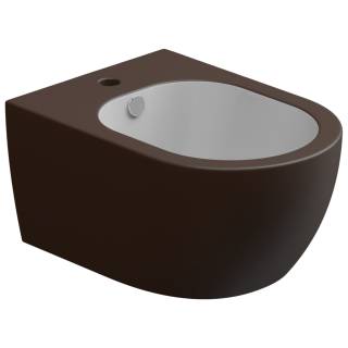 Биде подвесное биколор GSG Ceramic Design Like LKBISOBI000/035, White/Cacao Matt