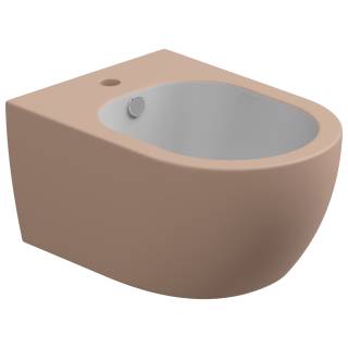 Биде подвесное биколор GSG Ceramic Design Like LKBISOBI000/032, White/Cipria Matt