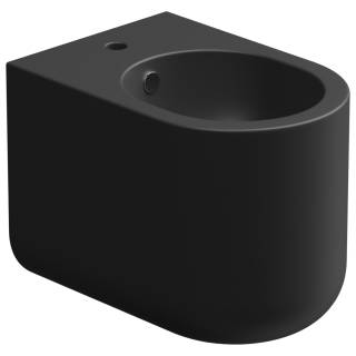 Биде приставное GSG Ceramic Design Petra PEBI01003, черный матовый
