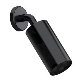 Верхний душ настенный Daniel Steel SS1A578LPN, черный брашированный PVD