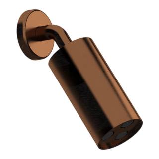 Верхний душ настенный Daniel Steel SS3A578LP, медь брашированная PVD