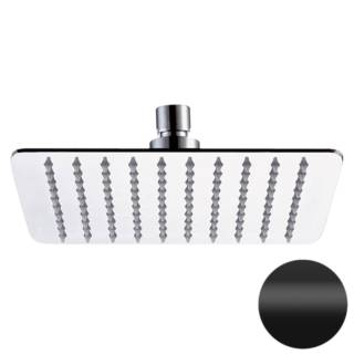 Верхний душ с шарнирным соединением 30 см Daniel A577CM3015, чёрный матовый