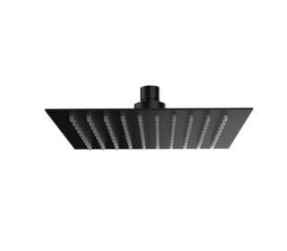 Верхний душ с шарнирным соединением 25 см Daniel A579CM2515, черный матовый