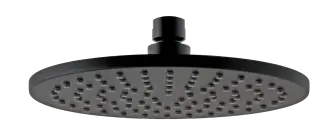 Верхний душ с шарнирным соединением 30 см Daniel A594CM3015, черный матовый