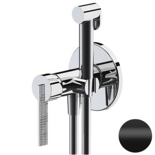 Гигиенический душ со смесителем Daniel Club ANC645BP4DC15, черный матовый