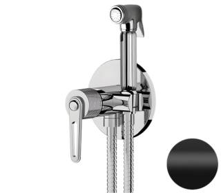 Гигиенический душ со смесителем Daniel Brooklyn BY645DCZ15, чёрный матовый