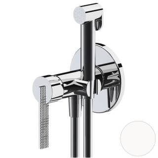 Гигиенический душ со смесителем Daniel Club ANC645BP4DC14, белый матовый