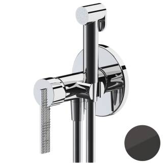 Гигиенический душ со смесителем Daniel Club ANC645BP4DCCF, черный хром