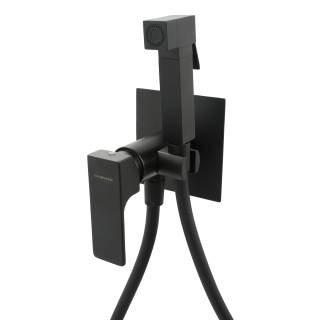Гигиенический душ со смесителем Mariani Rebel B14185RE, черный матовый