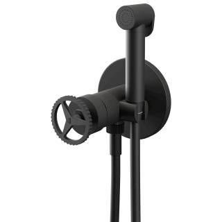 Гигиенический душ со смесителем Remer Chrono CH65WNO, черный матовый