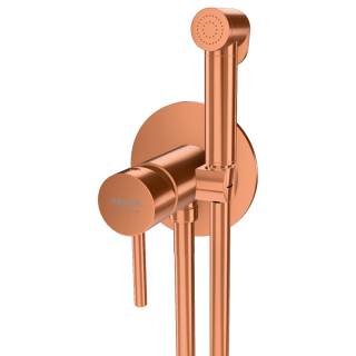 Гигиенический душ со смесителем Remer X Style X65WRP, медь брашированная