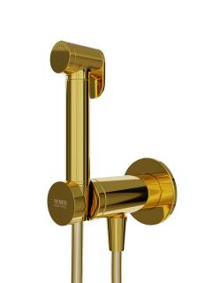 Гигиенический душ со смесителем Remer X Style X61PWDO, золото глянцевое