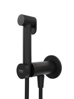 Гигиенический душ со смесителем Remer X Style X61PWNO, черный матовый