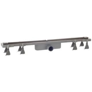 Дренажный канал 80 см, подрезаемый, гидрозатвор, ABS, горизонтальный выход OMP Tea Sumisura 983.201.8.N, оружейная сталь