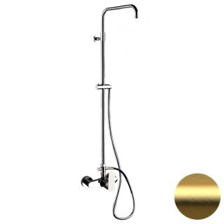 Душевая система Daniel Tiara TA636ASSDDVDP, золото брашированное