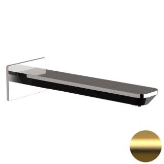 Излив настенный 23 см Daniel Tiara TA4704LDP, золото брашированное