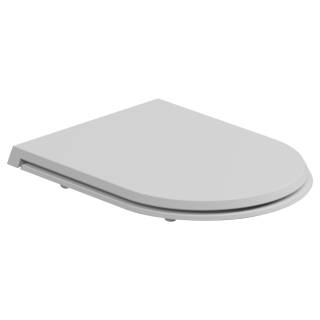Крышка с сиденьем для подвесного унитаза с микролифтом GSG Ceramic Design Cruise CRCOPRSLTICR001, белый матовый