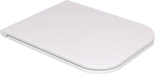 Крышка с сиденьем для подвесного унитаза с микролифтом GSG Ceramic Design Brio BRCOPRSLTICRCN000, белый глянцевый