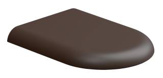 Крышка с сиденьем для подвесного унитаза с микролифтом GSG Ceramic Design Petra PECOPRTICR035, Cacao Matt